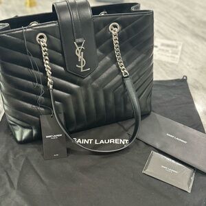 leather Quilted YSL Purse